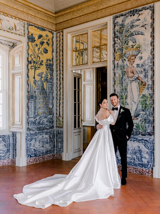 Amazing wedding Queluz Wedding Lisbon - Queluz Palace inside